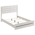 Coaster Home Furnishings Brantford Farmhouse Wood Eastern King Size Panel Bed Frame 52-inch Headboard Coastal White 207051KE