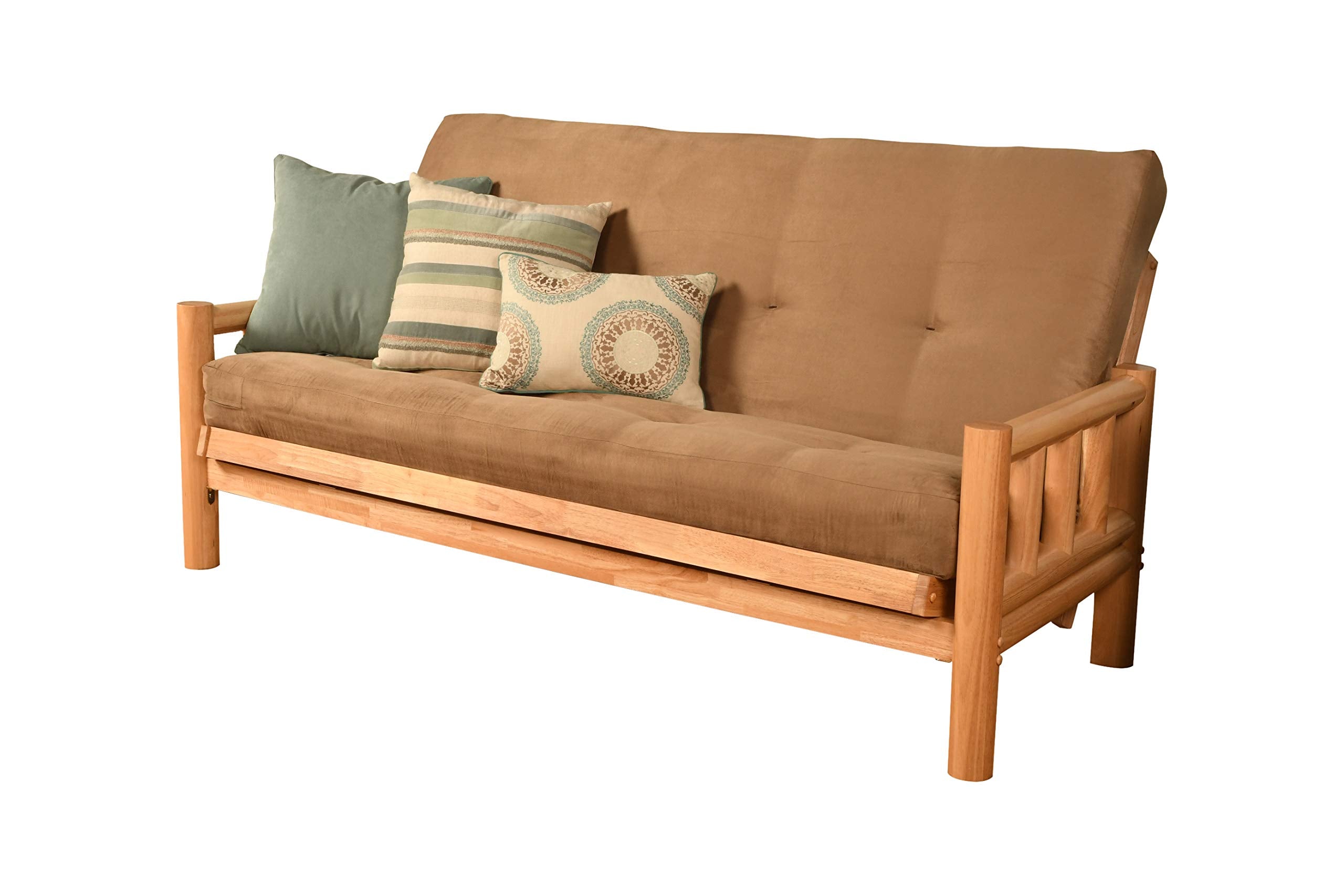 Kodiak Futons Lodge Futon, Suede Peat