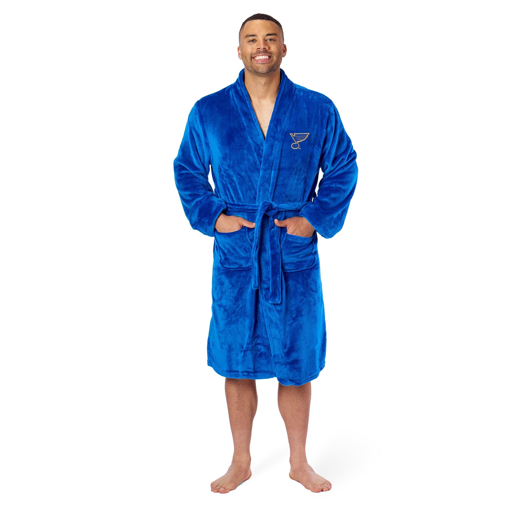 Northwest NHL St. Louis Blues Unisex-Adult Silk Touch Bath Robe, Large/X-Large, Team Colors
