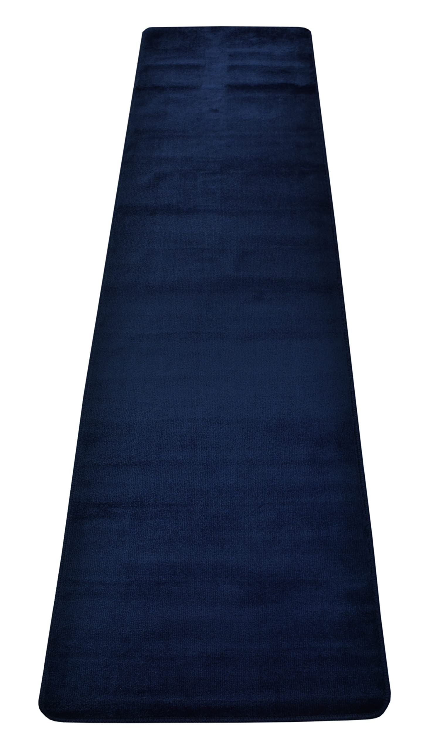 Rugstylesonline Comfy Solid Color Runner Area Rug 26 Inch Wide X Your Choice Length In 3 Color Options Slip Skid Resistant Rubbe