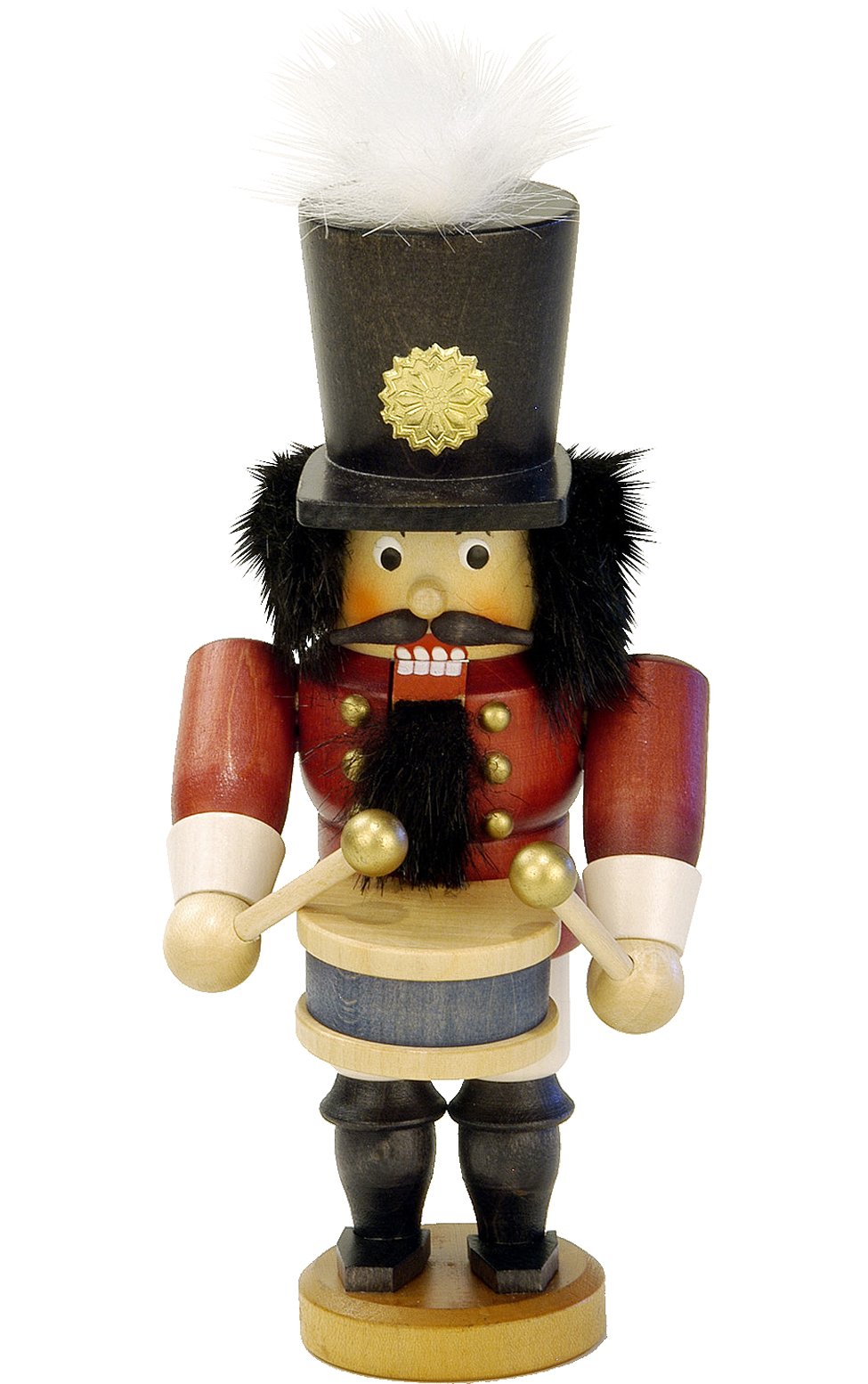 Alexander Taron Importer 32-611 Christian Ulbricht Nutcracker-Drummer-7&quot; H W X 3.25&quot; D, Brown