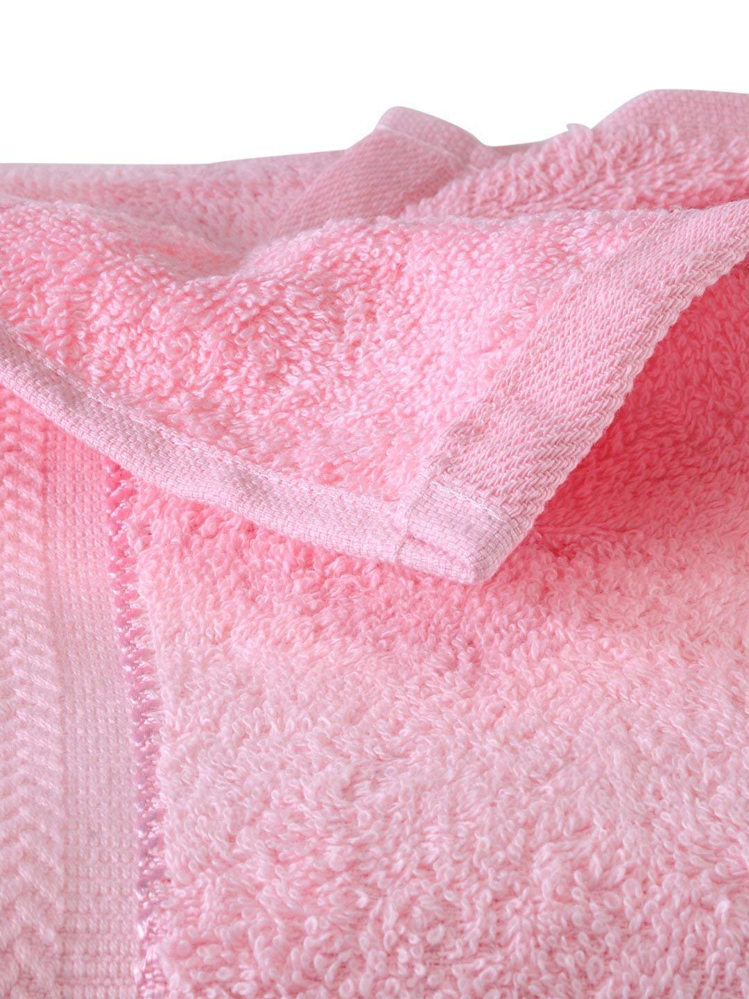 ROMAN HOME Super Soft 100% Cotton Bath Towel Soft for Men and Women Full Size (Pink), 500 GSM
