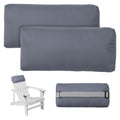 Rasugarlary Headrest Pillow For Patio Chaise Lounge Chair, Outdoor Chaise Pillows With Adjustable Elastic Stripe Head Resting Pi