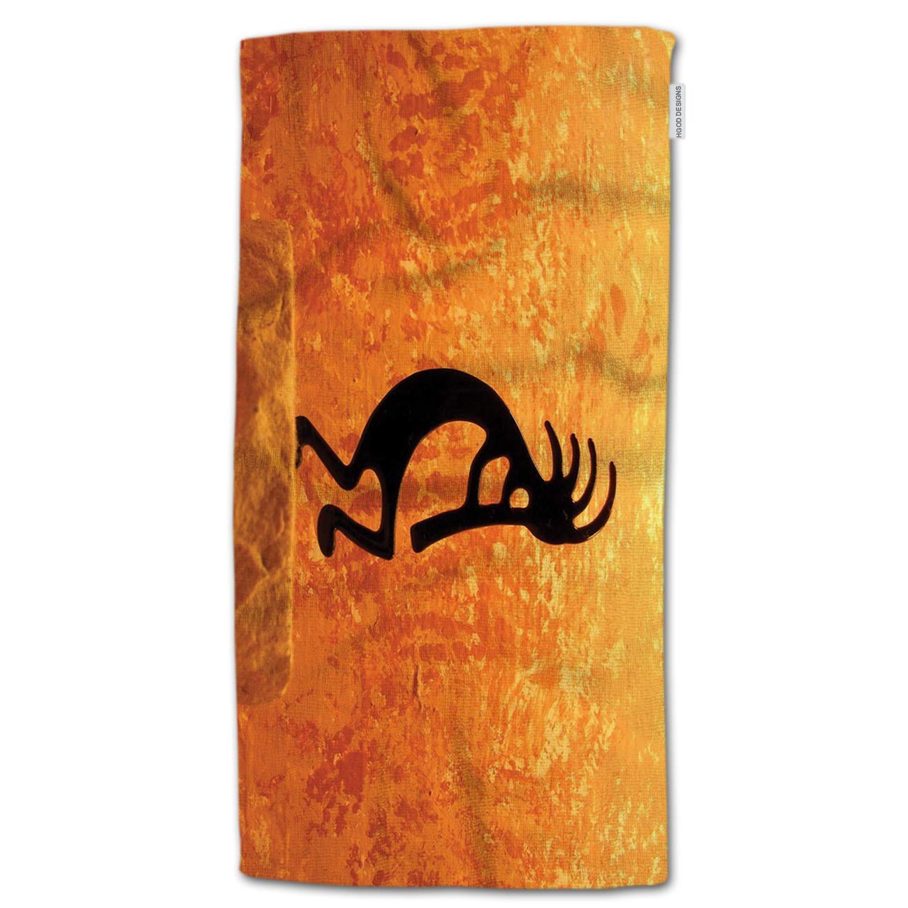 HGOD DESIGNS Kokopelli Hand Towels,Kokopelli Southwestern Style American Eastern Ancient 100% Cotton Soft Bath Hand Towels for B
