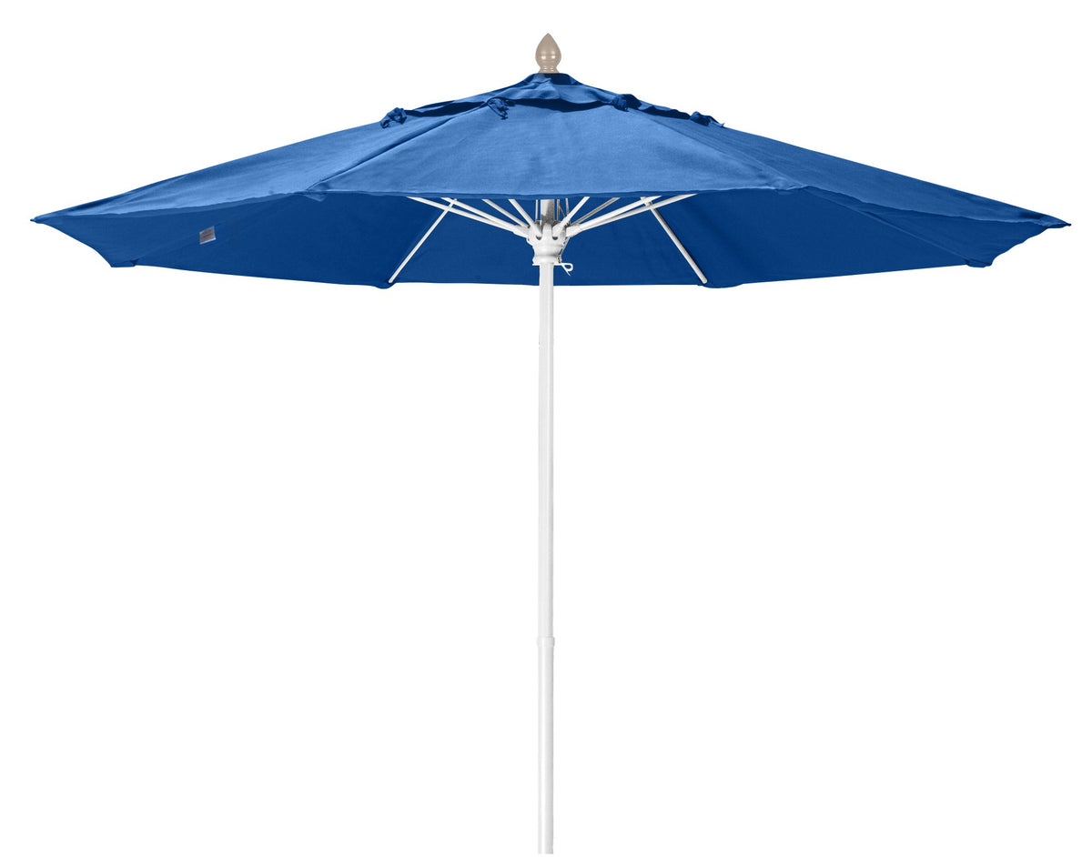 Fiberbuilt Umbrellas 7Mpuw-8602 Market Umbrella, 7.5' Diameter Marine Grade Canopy, Pacific Blue