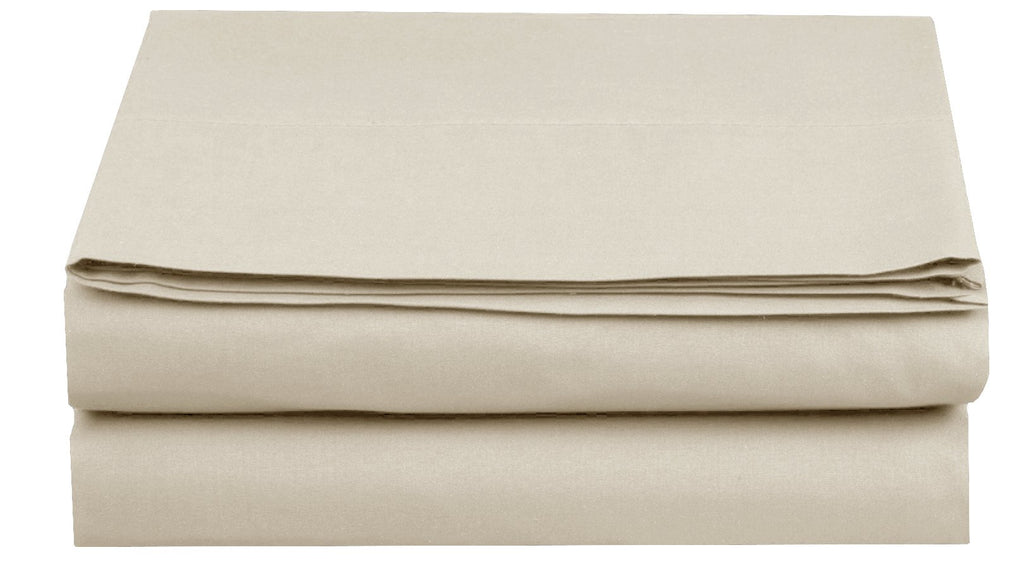 Luxury Fitted Sheet on Amazon Elegant Comfort Wrinkle-Free 1500 Premier Hotel Quality 1-Piece Fitted Sheet, Full Size, Cream