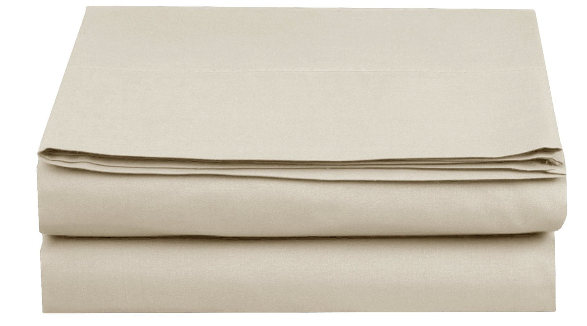 Luxury Fitted Sheet on Amazon Elegant Comfort Wrinkle-Free 1500 Premier Hotel Quality 1-Piece Fitted Sheet, Queen Size, Cream