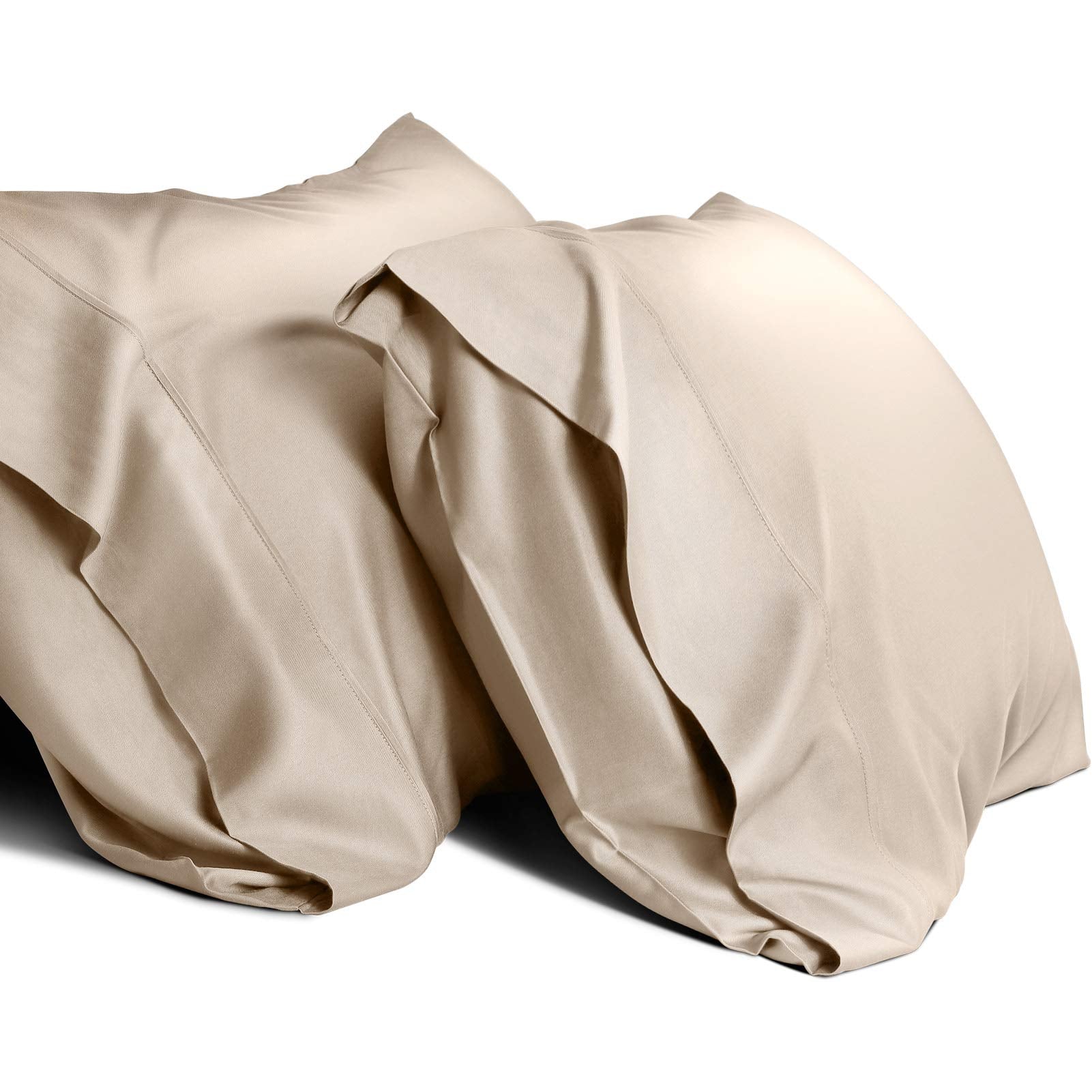 Wishsmile Cooling Pillowcases,Taupe,2 Pack,20X26 Inches