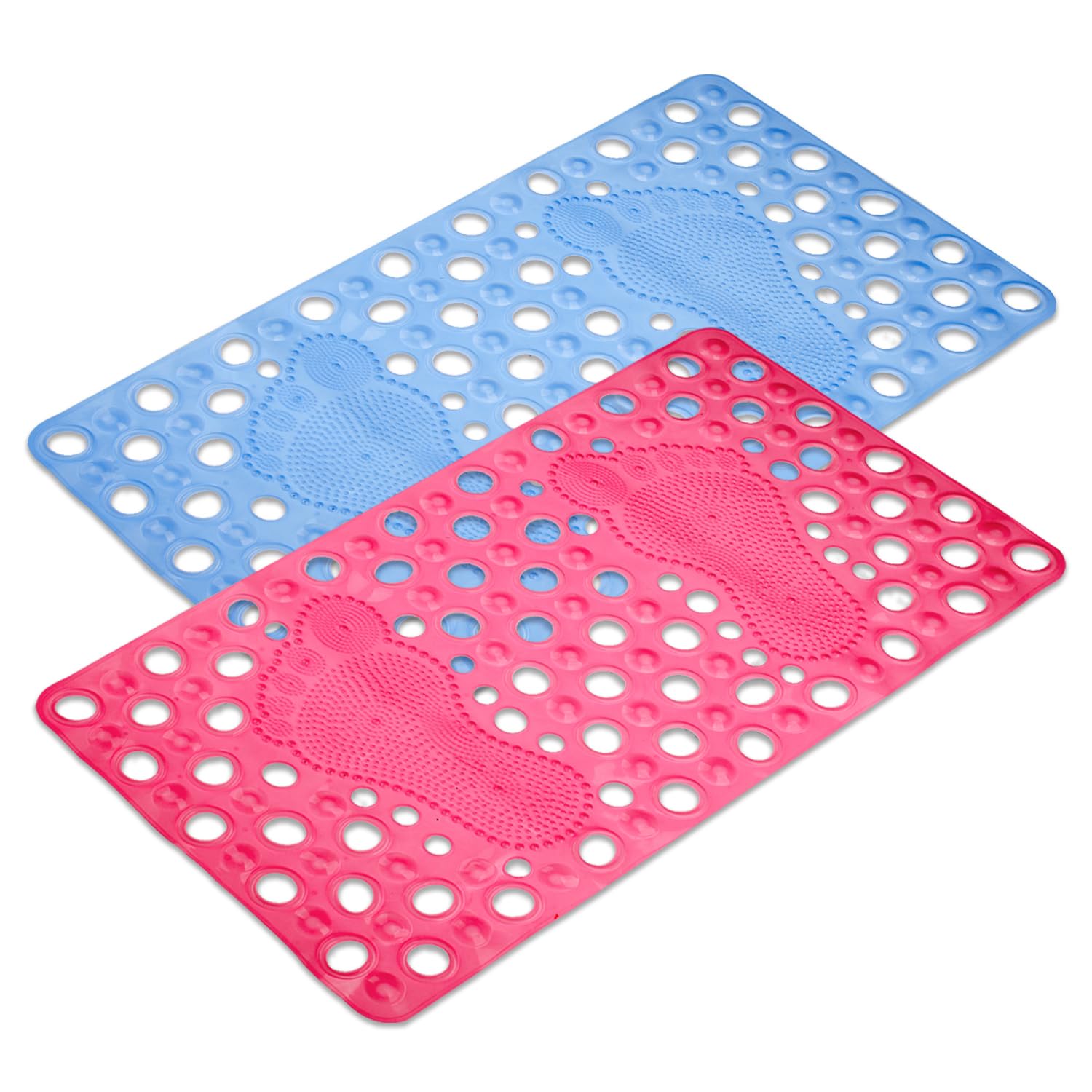 Kuber Industries Bath Mat | PVC Bathroom Mat | Shower Bath Mat | Hole Bath Tub Mat | Foot Massager Mat | AntiSkid Shower Mat wi