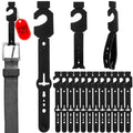 Geelin 250 Pack Belt Hanger, Black Plastic Tie Hangers Bulk for Men & Women
