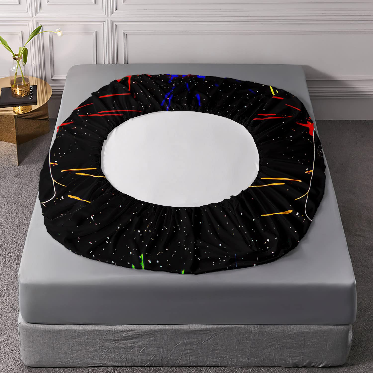 Ailonen Gamer Fitted Sheet Twin Size,Gaming Bedsheets Set,Gamepad Bed Sheet Set For Boys,Boys Video Games Bedding Set,1 Fitted S