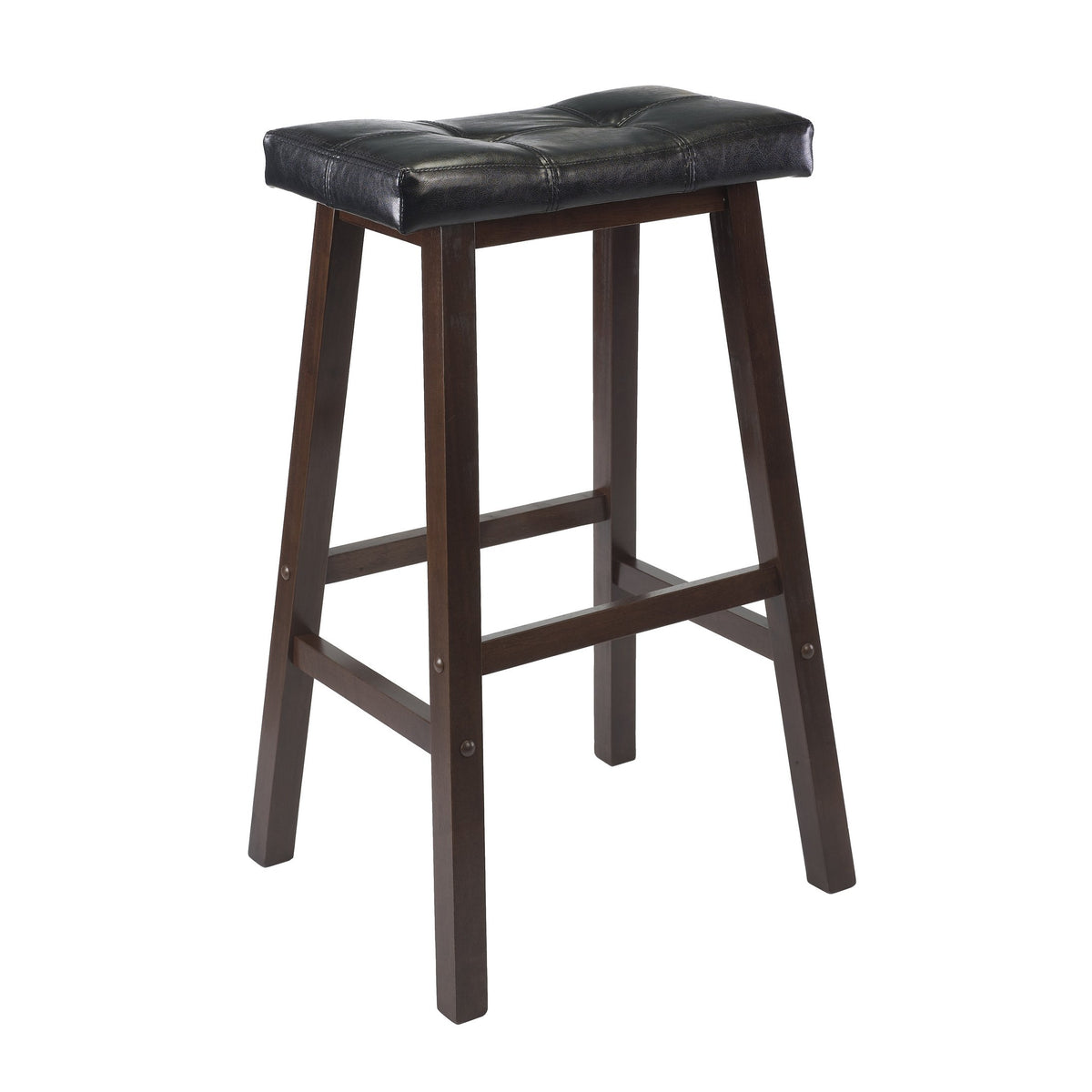 Winsome Mona Stool, 29&quot;, Antique Walnut