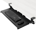 Vivo Large Keyboard Tray Under Desk Pull Out With Extra Sturdy C Clamp Mount System, 27 (33 Including Clamps) X 11 Inch Slide-Ou