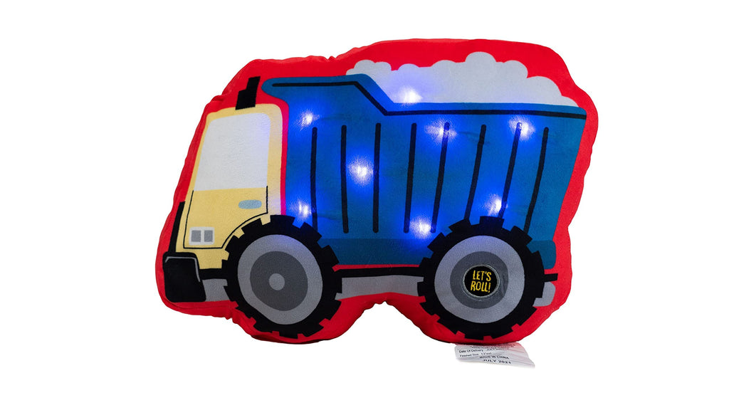 Unicorns & Robots Light Up Pillow for Kids, Plush Led Night Light for Boys and Girls, Oeko TEX Certified, Toddlers Light Up Slee