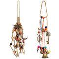 Witch Bells for Magic Home Protection, Handmade Wicca Decor for Door Knob, Witch Decor Clear Negative Energies and Attracts Posi