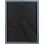 Golden State Art, 9X12 Picture Frame With Mat For 6X8 - High Definition Glass Wall Mounting Horizontal Vertical Display (Blue, 1