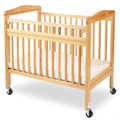 Mini/Portable Non-folding Wooden Window Crib with Safety Gate