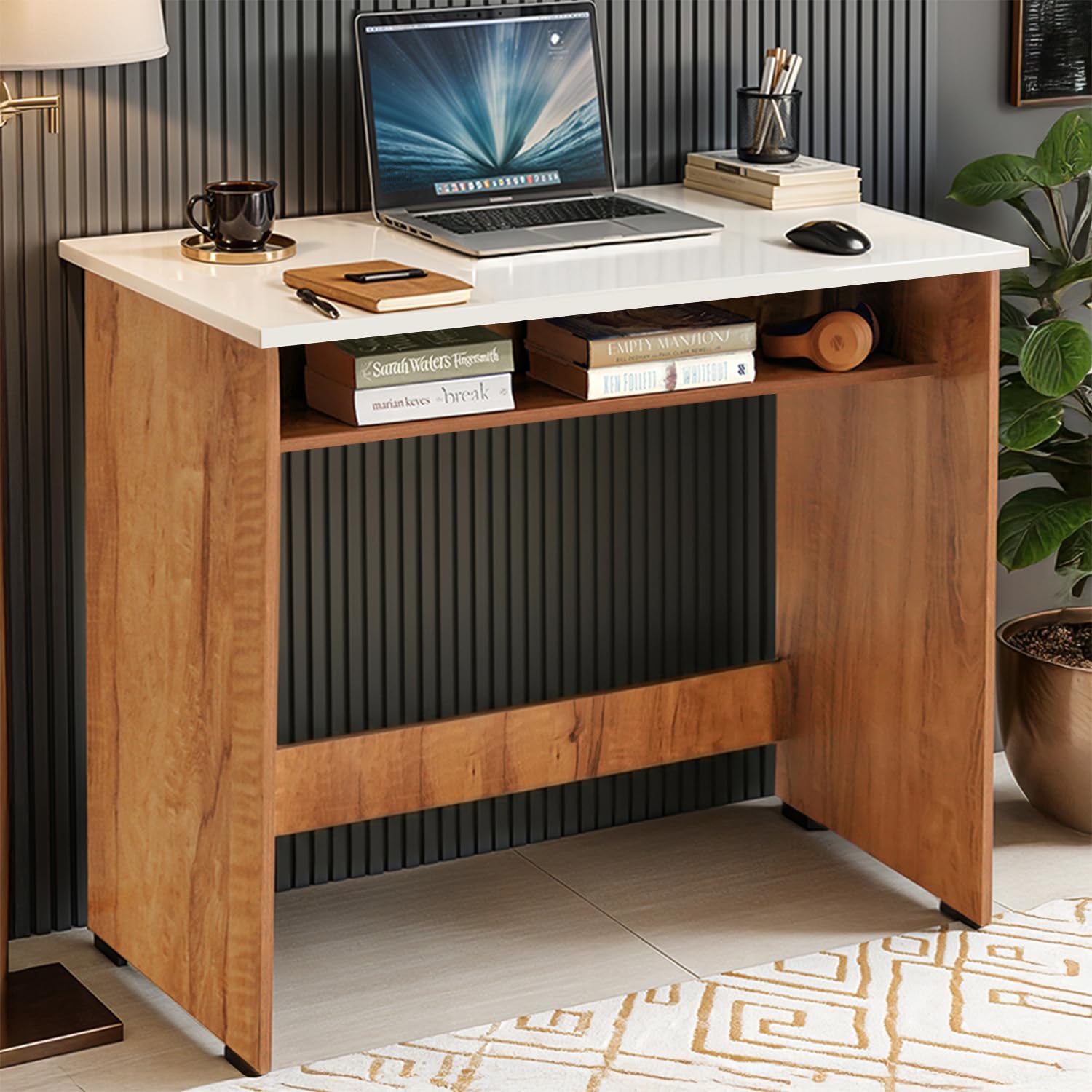 About Space Study Table With Underdesk Storage Shelf  Desktop Table For Pc, Laptop, Study, Drawing, Gaming Computer Table Offic