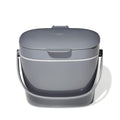 OXO Good Grips EASY-CLEAN COMPOST BIN - CHARCOAL - 1.75 GAL/6.62 L, Plastic, 8.3L x 10.15W x 12H