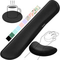 Gimars Upgrade Enlarge Silky Gel Memory Foam Keyboard Wrist Rest, Wrist Rest For Computer Keyboard, Ergonomic Design For Typing