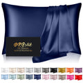 Silk Pillowcase For Hair And Skin, Mulberry Silk Pillow Cases King Size, Anti Acne Cooling Sleep Both Sides Natural Silk Satin P