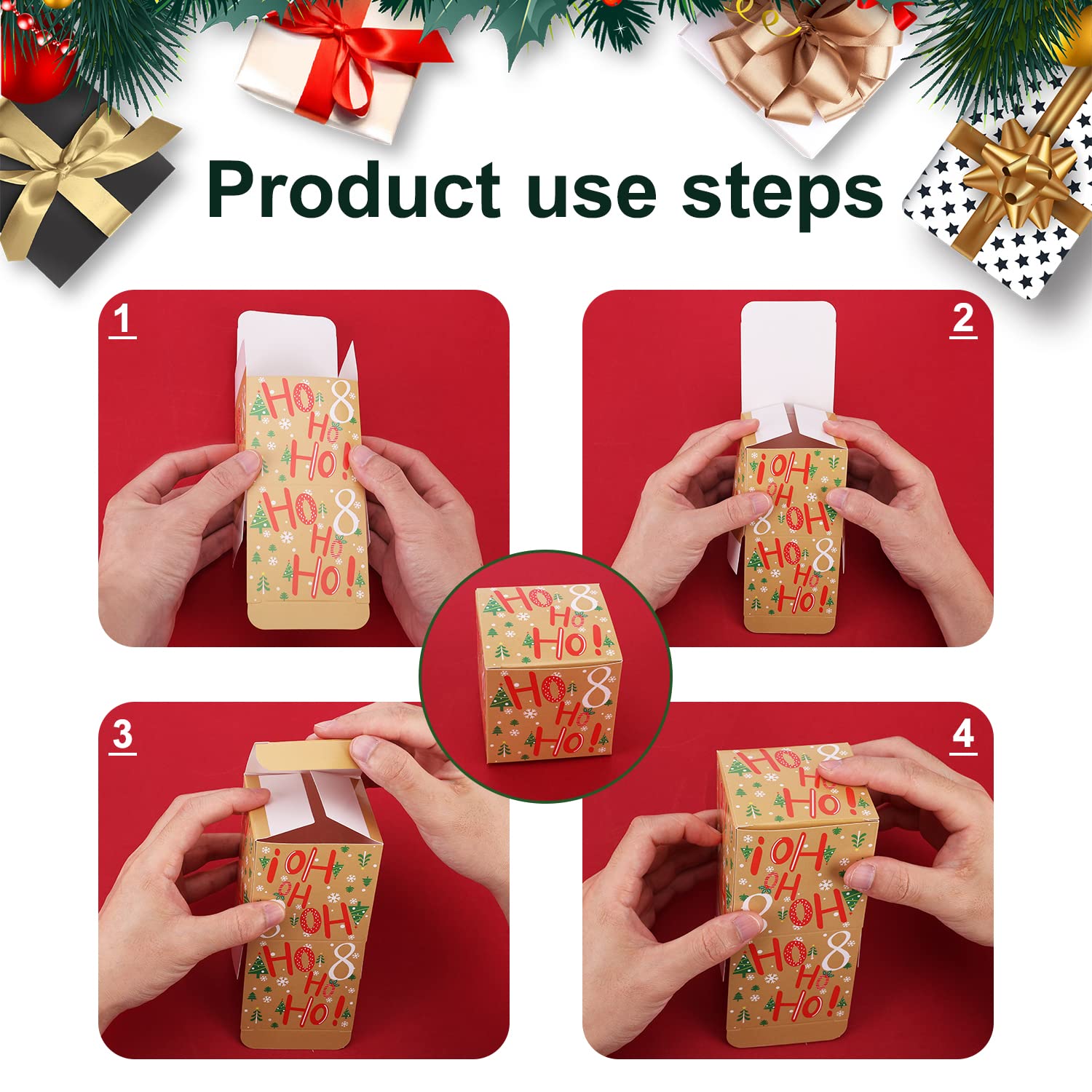 Diy Christmas 24 Days Countdown Advent Calendar 2023, 24Pcs Christmas Cardboard Treasure Boxes Make & Fill Your Own Advent Calen