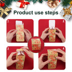 Diy Christmas 24 Days Countdown Advent Calendar 2023, 24Pcs Christmas Cardboard Treasure Boxes Make & Fill Your Own Advent Calen