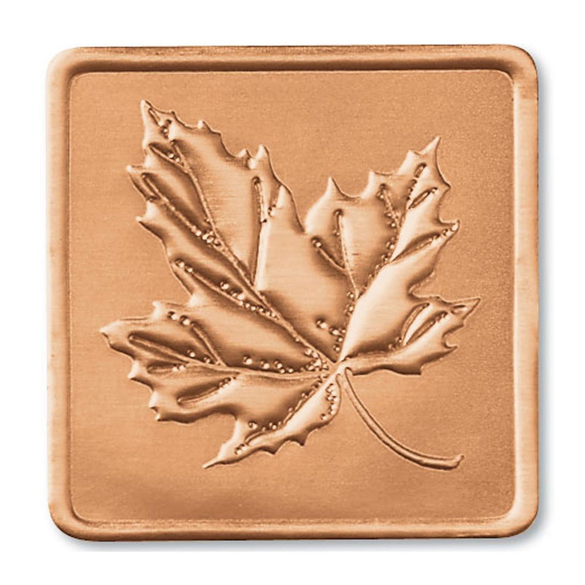 Paperdirect Maple Leaf Embossed Copper Foil Certificate Seals, 32 Count