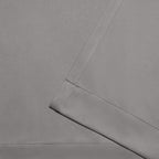 Exclusive Home Sateen Twill Woven Room Darkening Blackout Pinch Pleat/Hidden Tab Top Curtain Panel Pair, 63'' Length, Veridian G