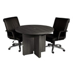 Safco Products ACTR42LGS Mayline Aberdeen Conference Table, 42", Gray Steel Laminate