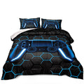 Z.Jian Home Boys Comforter Set,Gaming Bedding For Kids Teen,Game Console Comforter Set For Gamer Room Decor(Comforter-Game41,Twi