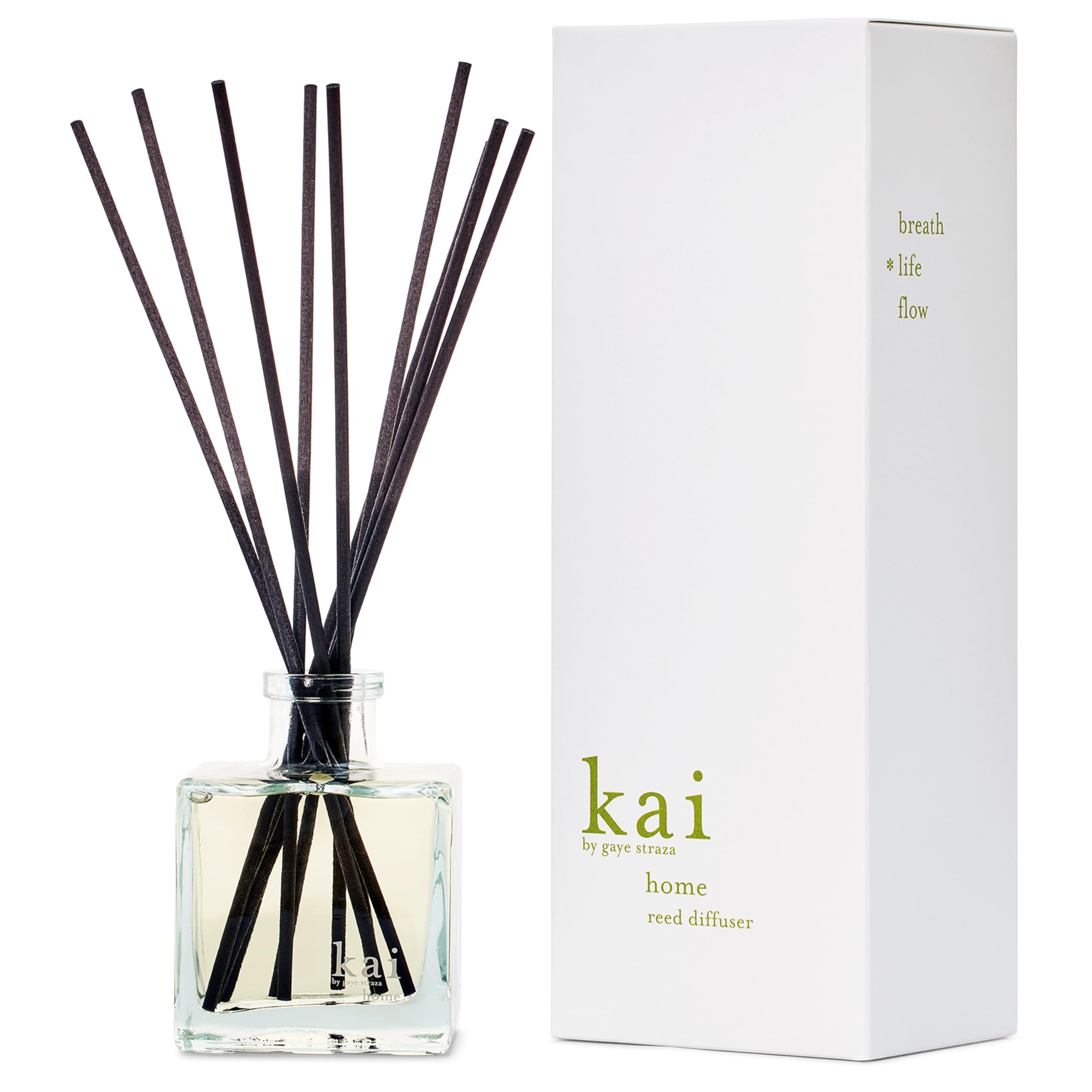 Kai Reed Diffuser, 6.75 Fl Oz., Designed To Delicately Release The Delicously, Fresh + Clean Signature Kai Fragrance Into The Ai