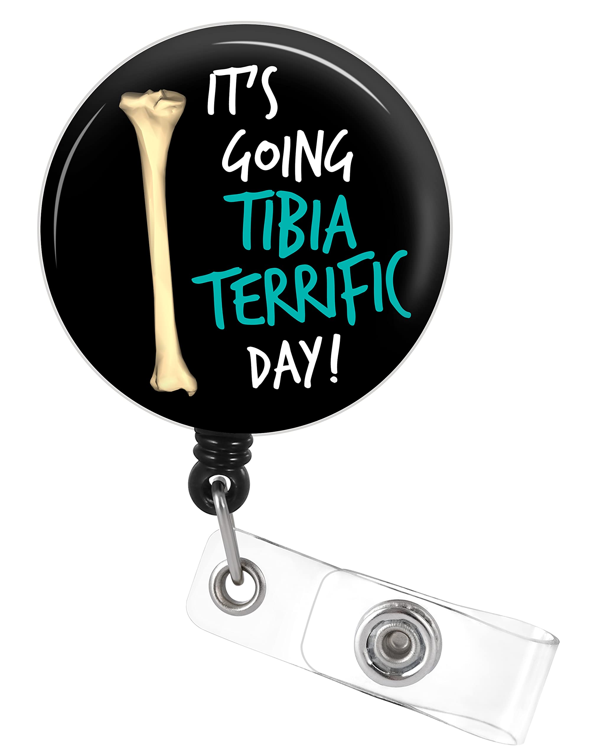 Plifal Ortho Badge Reel Holder Retractable With Id Clip For Nurse Name Tag Card Funny Nursing Doctor Medical Md Office Alligator