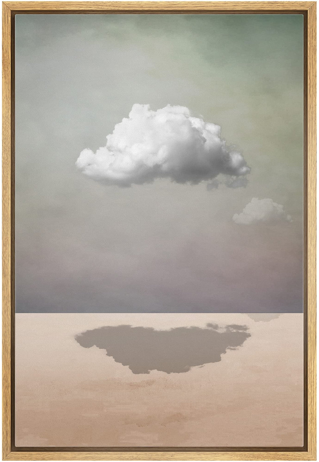 IDEA4WALL Framed Canvas Print Wall Art Surreal Storm Cloud Sky Landscape Fantasy & Sci-Fi Abstract Illustrations Modern Art Bohe