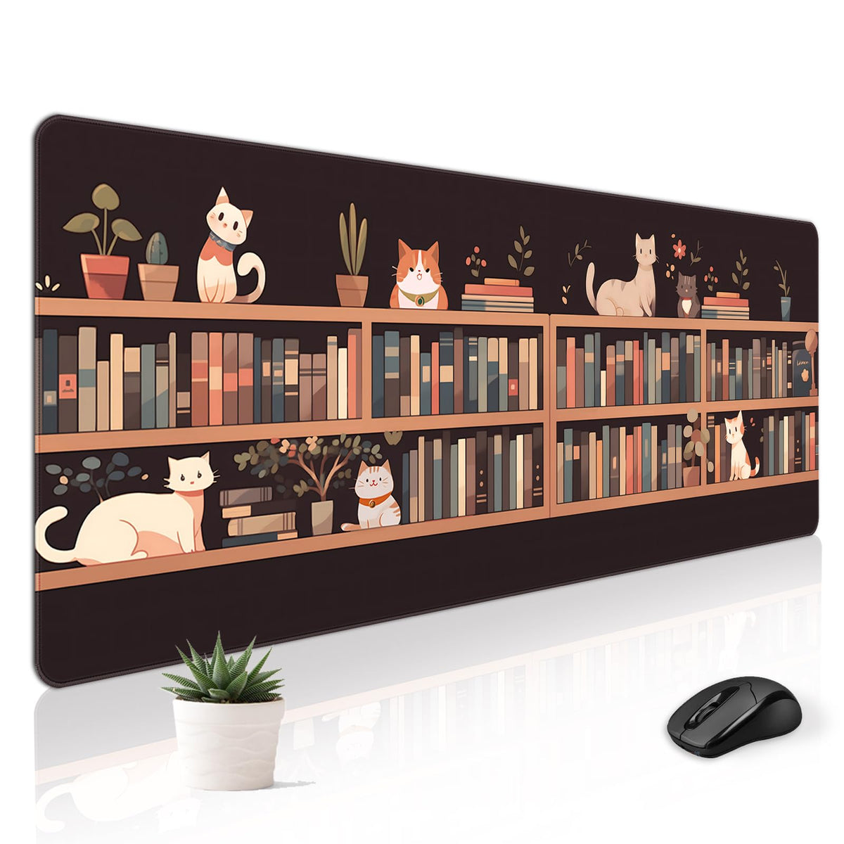Stanoha Mousepad Desk Mat Gaming Large Keyboard Cute Office Desktop Computer Laptop Cat Xxl Long Giant Big Kawaii Girly Pretty M