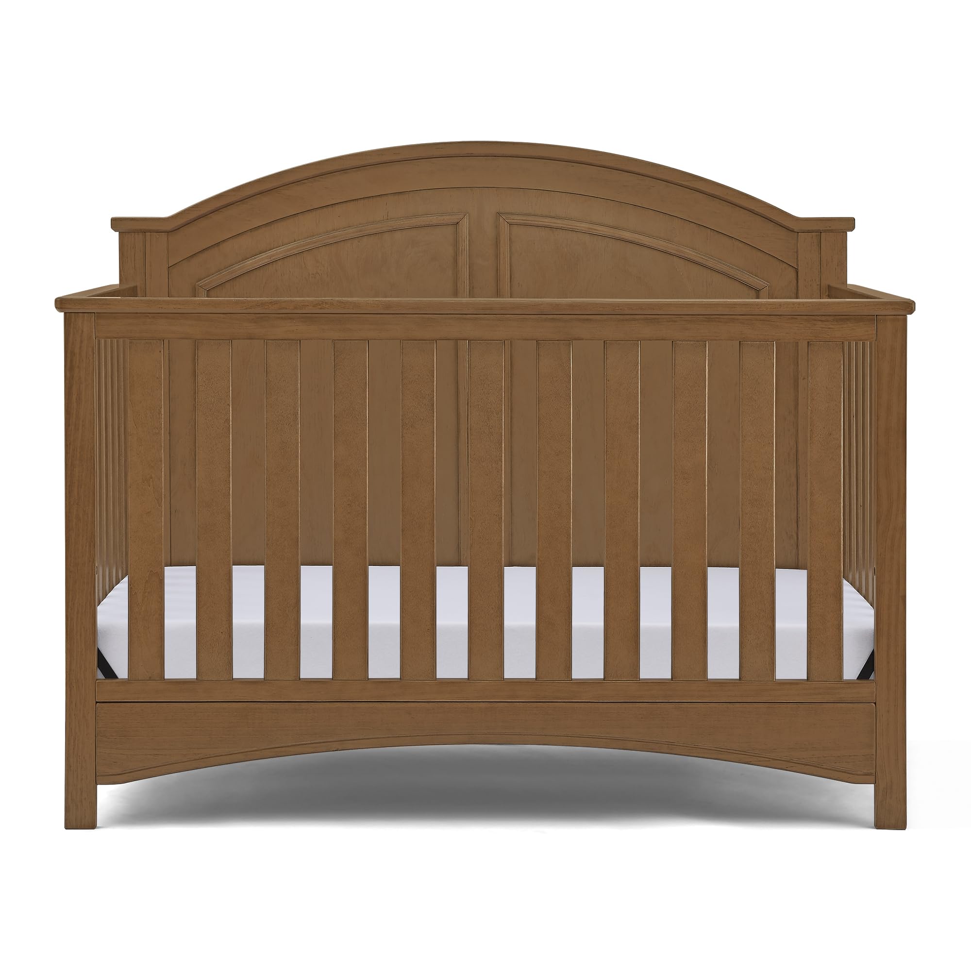 Delta Children Perry 6-in-1 Convertible Crib - Greenguard Gold Certified, Chestnut