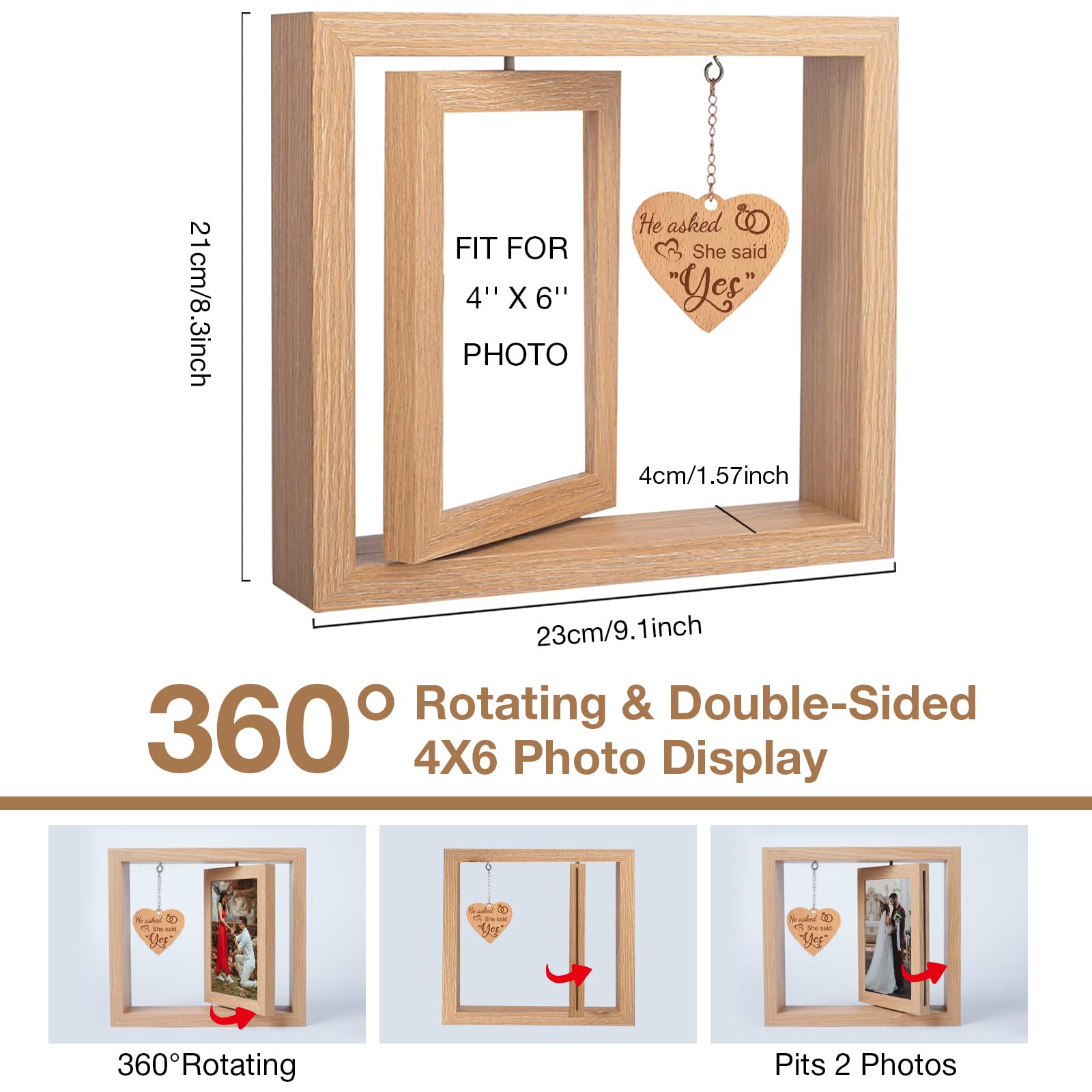 Romantic Couples Picture Frames Anniversary Birthday Gifts For Her Girlfriend Graduation Gifts For Him Boyfriend, Wedding Gifts