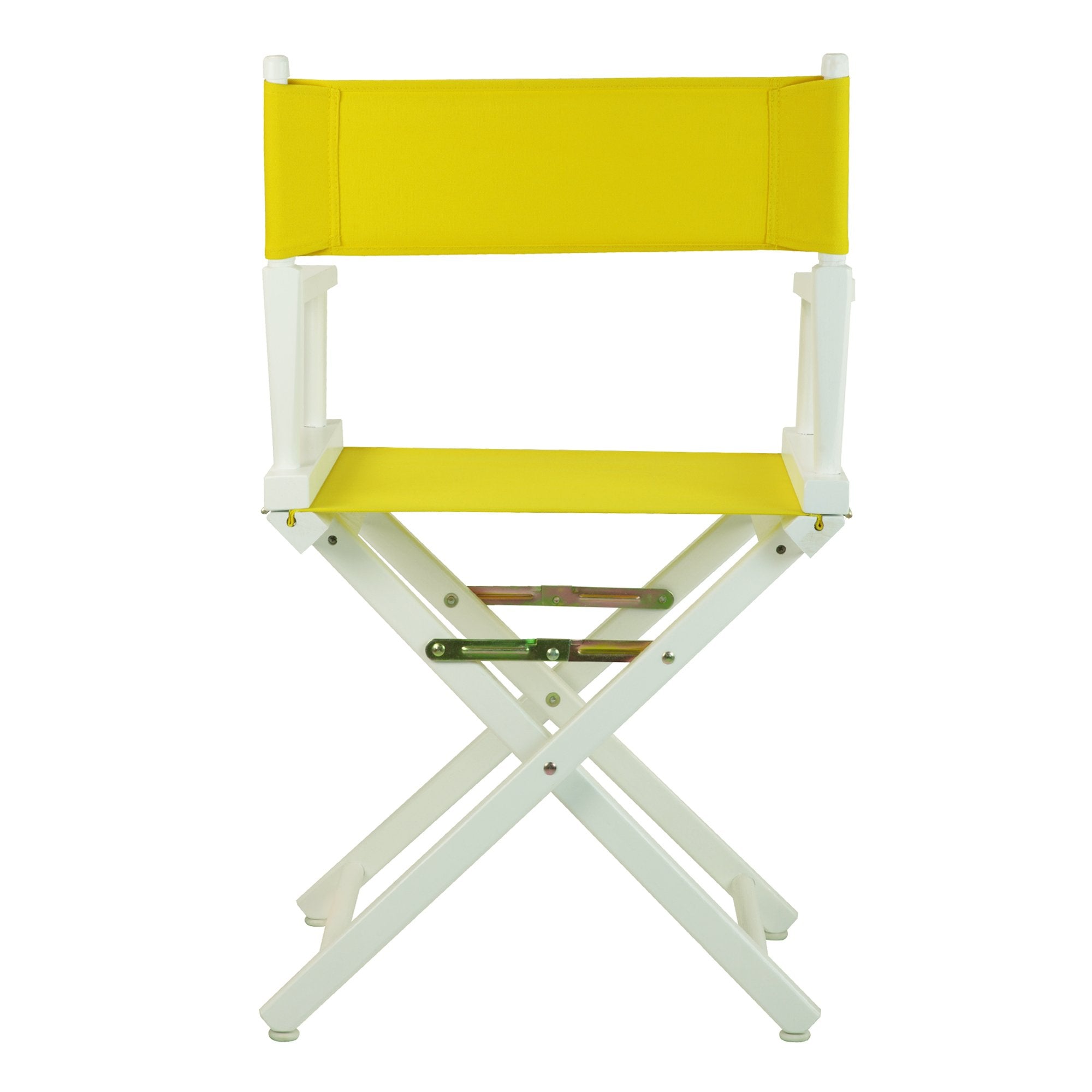 Casual Home 18&quot; Director'S Chair White Frame With Yellow Canvas
