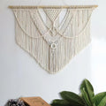Guzhiou Large Macrame Wall Hanging - Boho Tapestry Macrame Wall Decor Art- Chic Bohemian Handmade Woven Tapestry Home Decoration
