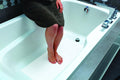 Safe Way Traction 16 X 34 White Adhesive Vinyl Anti Slip Non Skid Safety Bath Mat