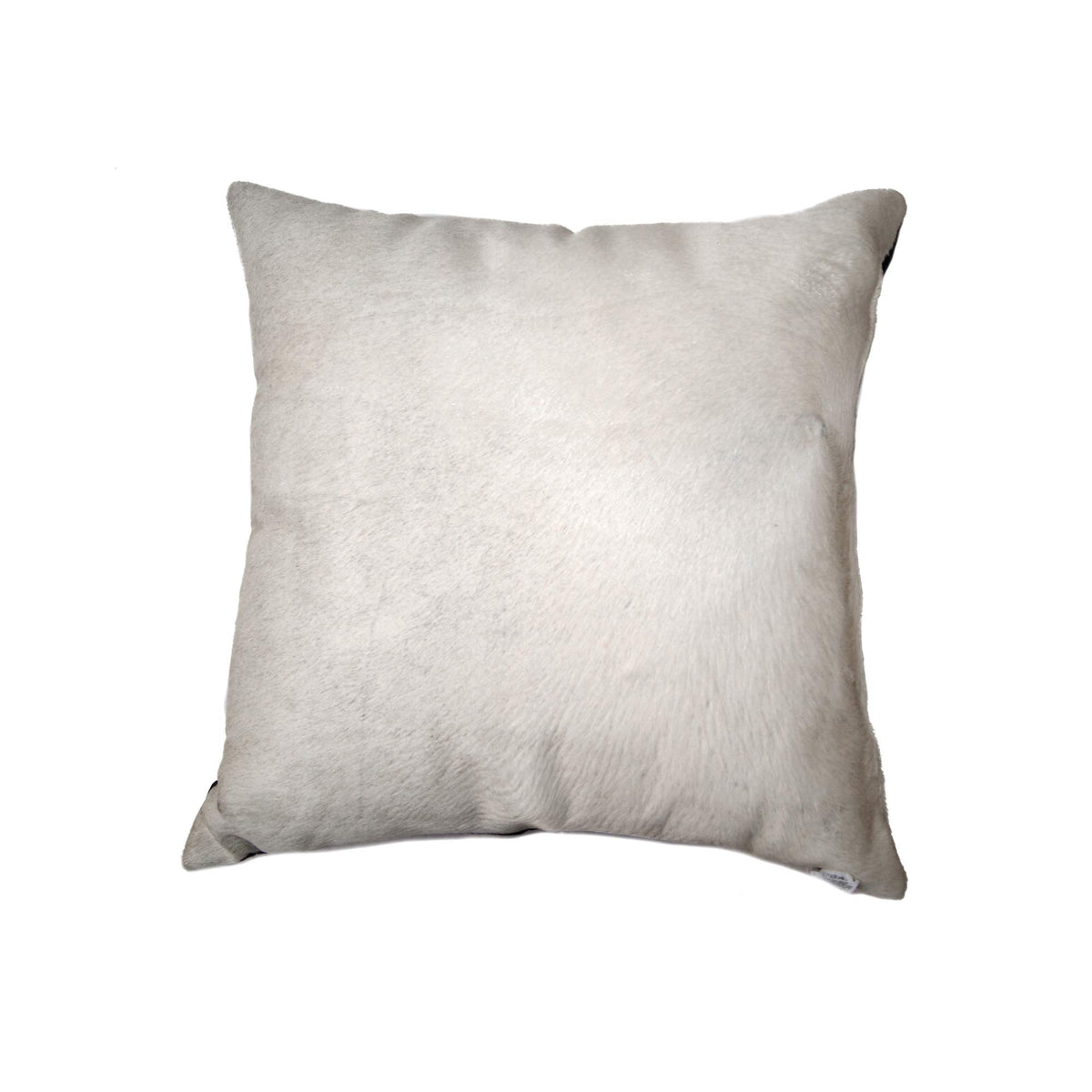 HomeRoots Cowhide, Microsuede, Polyfill 18' x 18' x 5' Off White Cowhide Pillow