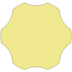Flash Furniture FLWR Yell Activity Table, 60"D x 60"W x 25.13"H, Yellow