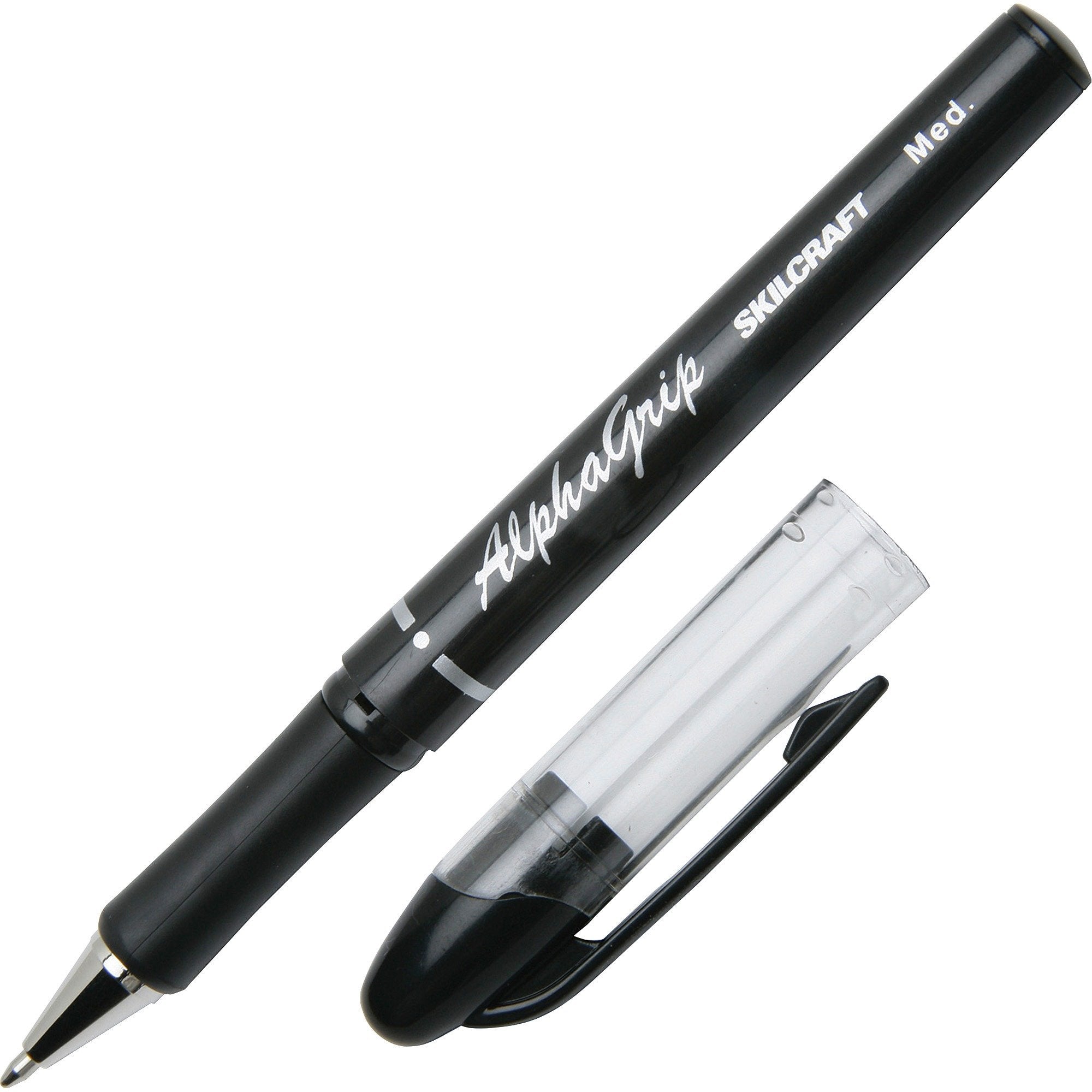 Skilcraft Cushion Grip Transparent Ballpoint Pen (7520-01-424-4875)