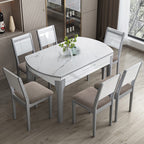 Genina Waterproof Seat Covers For Dining Room Chairs Covers Dining Chair Seat Covers Kitchen Chair Covers Slipcovers (Taupe, 2 Pcs)