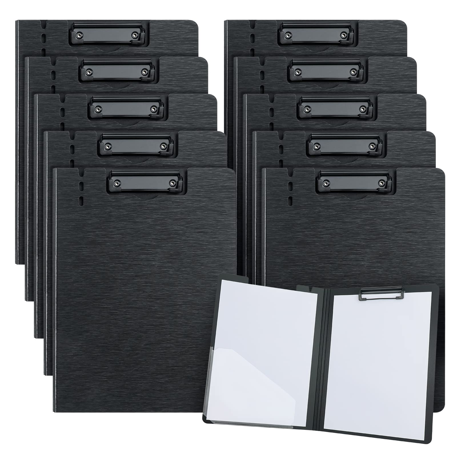 Urbantin A4 Clipboard Folder,10 Pack A4 Foldable Clipboards With Pocket,A4 Clipboards Clip Board For Business,Office,School Or R