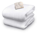 Biddeford Blankets Polyester Electric Heated Mattress Pad With Analog Controller, Twin, White