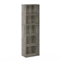 Furinno Luder Bookcase / Bookshelf / Storage Shelves, 5-Tier, French Oak