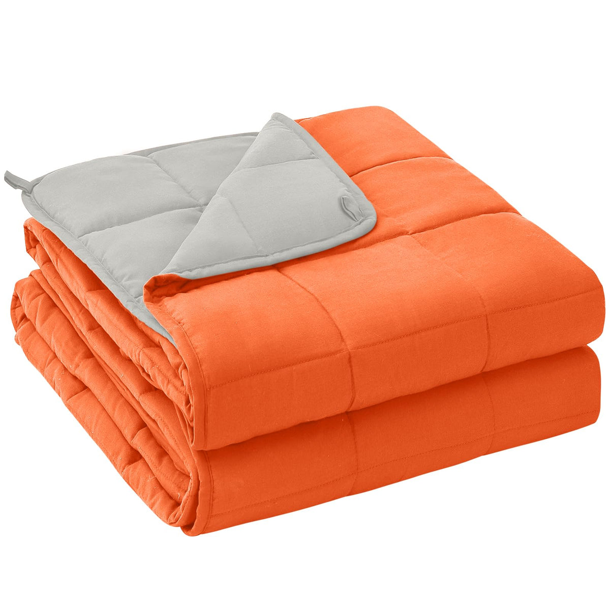 Yescool Kids Weighted Blanket (7 Lbs, 41' X 60', Orange) Cooling Heavy Blanket For Sleeping Perfect For 60-90 Lbs, Throw Size