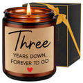 Fairys Gift Anniversary Candle Gifts, 3 Year Anniversary Couples Gifts for Him Her Wife Boyfriend GF Husband - 3rd Anniversary 