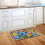 Briarwood Lane Checkered Butterflies Spring Doormat Floral Butterfly Indoor Outdoor 30' X 18'
